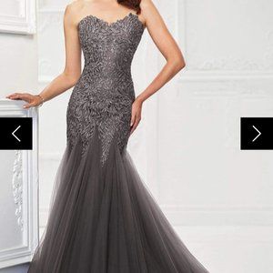 NWT Montage by Mon Cheri  118964 gray mob